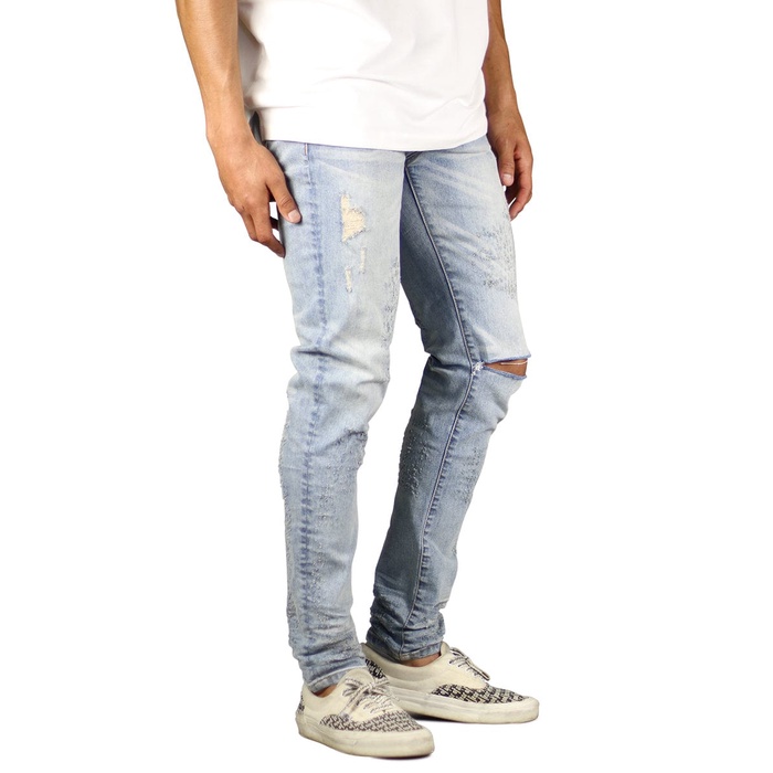 Hyperdenim Lt. Blue Slit Jean (HD038) 100% Original