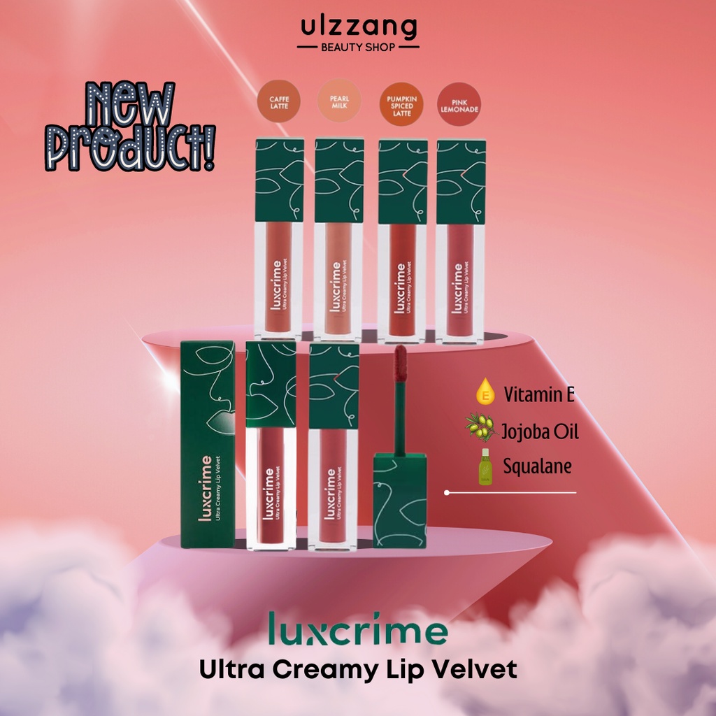 LUXCRIME Lip Velvet Ultra Creamy Lip Velvet Luxcrime Lip Velvet Creamy