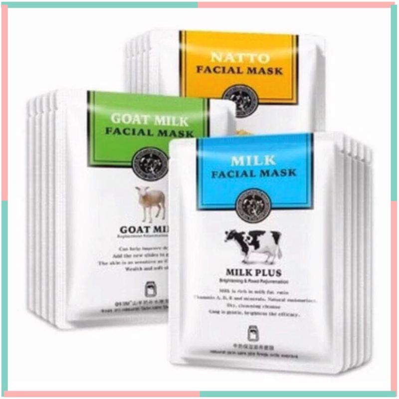 Sheet Mask Rorec Goat Cows Milk