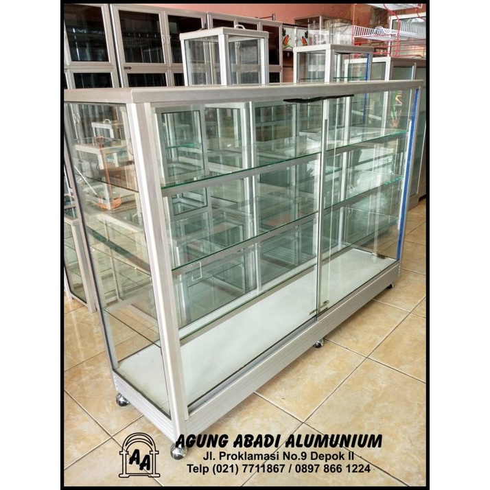 Promo Etalase Kaca 1.5 Meter