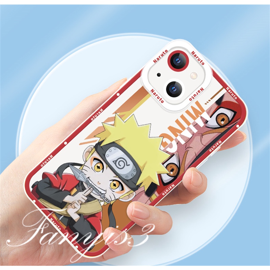 Redmi 10C 10A 10 9 9A 9C 9T Note 11 Pro+ 11s 11 10s 10 9s 9 8 Pro Xiaomi Poco X4Pro X3 Pro X3NFC M3 M4 F3 Mi 11 Lite 10T Pro Naruto Sasuke Color Lens Phone Case Clear Soft Cover