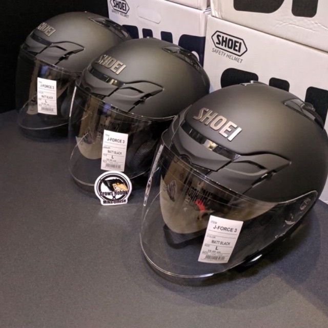 HELM COPY SHOEI JF3 J-FORCE 3 Solid Black Doff