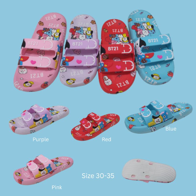SP : Sandal selop karet anak breslin 2101