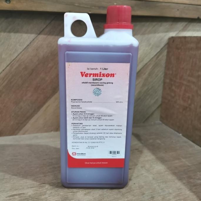 Sale Vermixon Sirop 1 Liter / Obat Cacing Cair Unggas