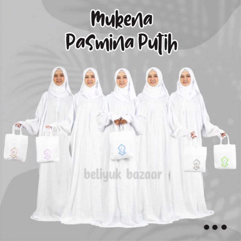 Mukena mukenah Premium Hadramaut Terusan Lajuran Bali Terompah Polosan Warna Mukenah Dewasa Wanita C
