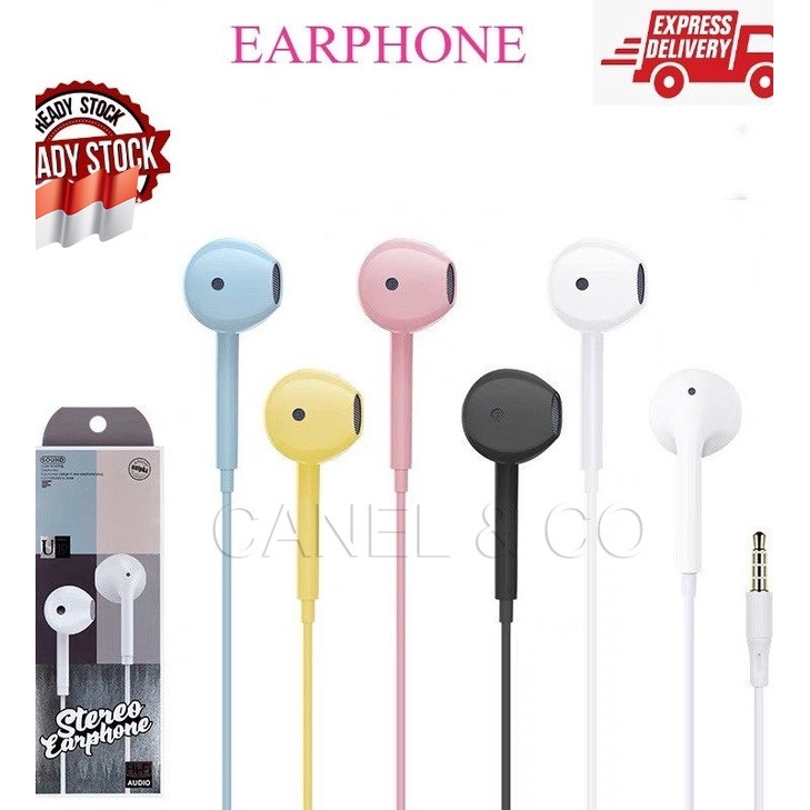 CANEL &amp; CO Headset Wired Earphone High Sound Quality Garansi Original Resmi