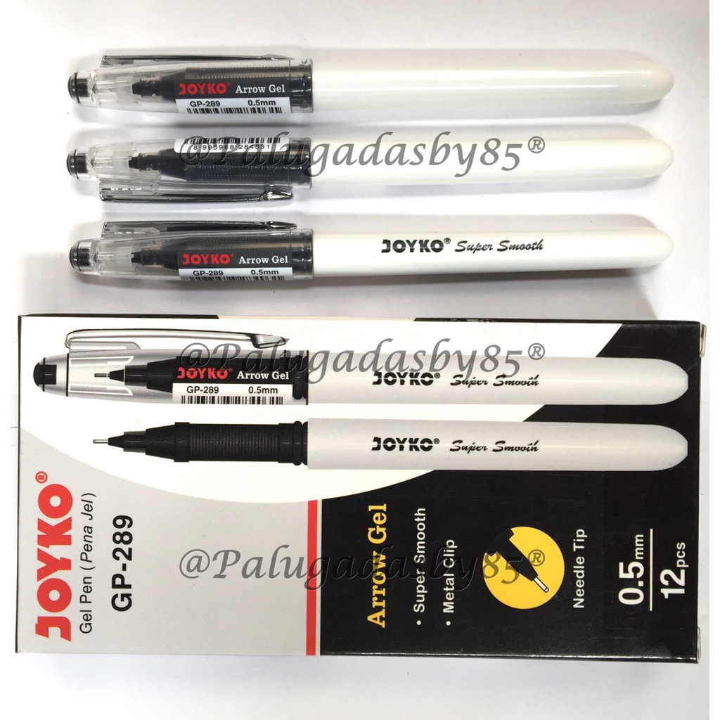 

(1 Pak Isi 12 Pcs) GROSIR Bolpen Joyko GP-289 Arrow Gel 0.5 Gel Pen / Pena Gel Joyko GP 289 / Joyko GP289 / Gel Pen Joyko / Pulpen Joyko / Pena Joyko / Pulpen Gel Joyko