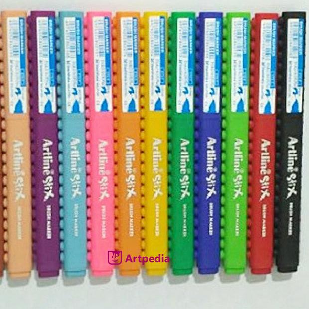 

Artline Stix Brush Marker Set 12