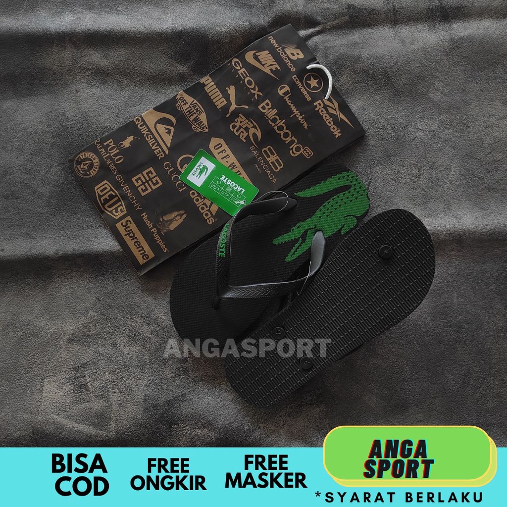 SANDAL JEPIT PRIA LACOSTE DISTRO TERMURAH / SENDAL JEPIT KASUAL / SANDAL JEPIT COWOK KEREN / SENDAL JEPIT SANTAI TERBARU