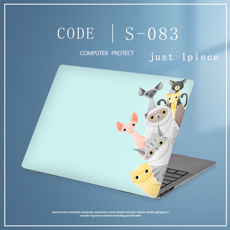 1pc Universal Bebas Potong COD Custom Stiker Kulit Laptop Untuk huawei MateBook D14 MateBook B3-41 MateBook E 14 &quot;15.6&quot; Notebook Komputer Decal Game Cinnamoroll Designs Covers