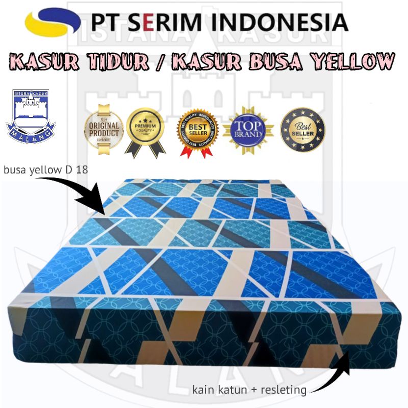 KASUR BUSA / KASUR TIDUR / SPON TIDUR YELLOW GARANSI RESMI PT SERIM INDONESIA