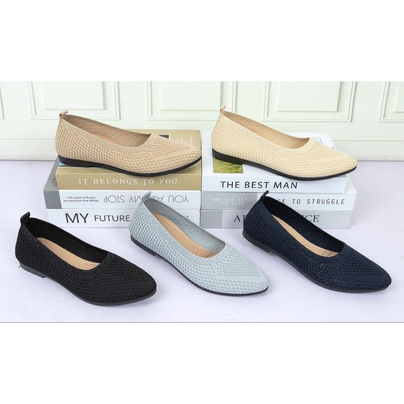 Sepatu Flat Shoes Wanita Import F39 Premium Quality