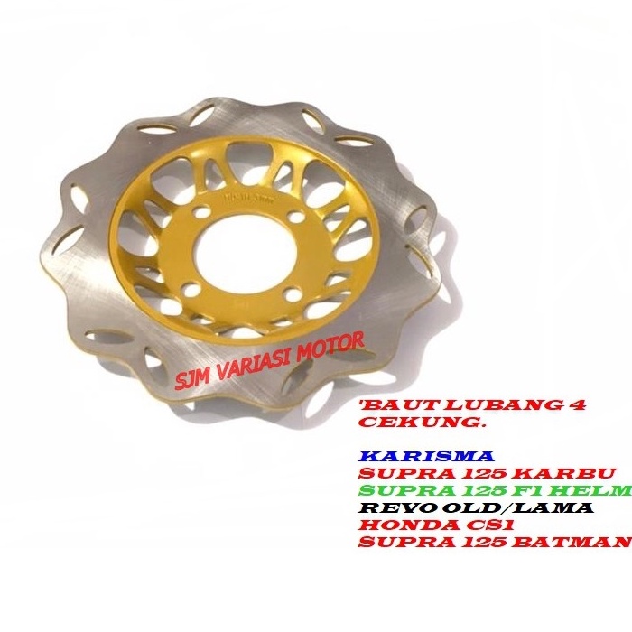 PIRINGAN cakram DEPAN KARISMA/FIT NEW/SUPRA 125/revo lama/CS1 cakram depan standar