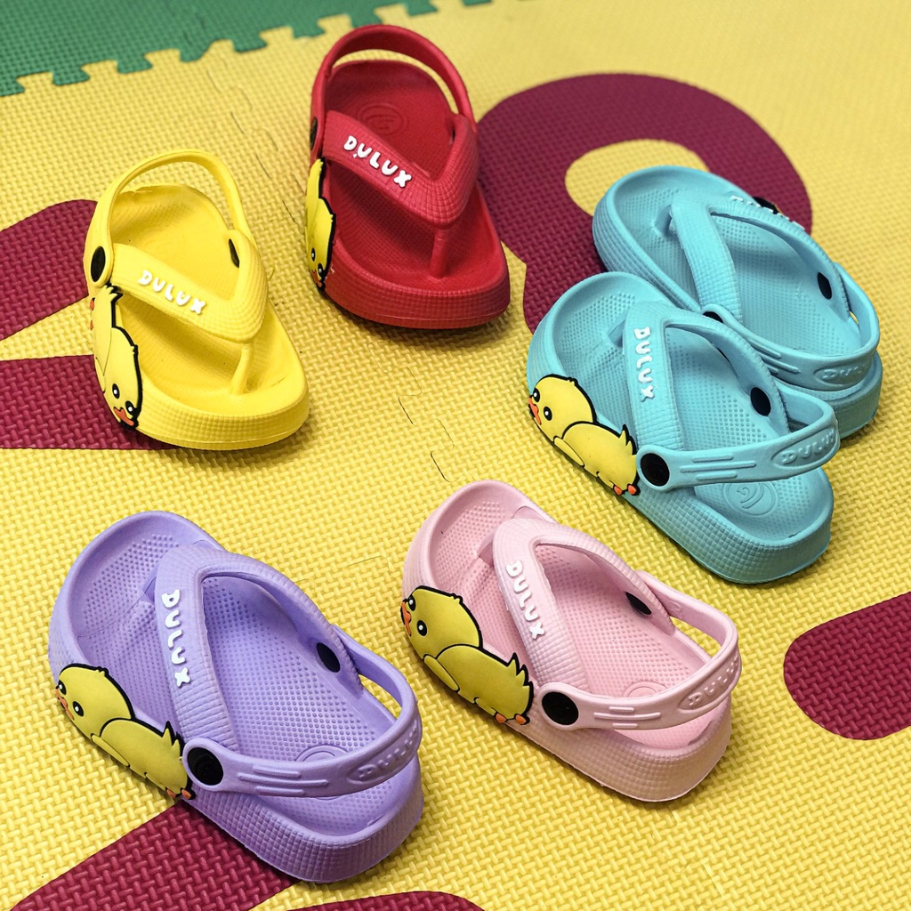 Sandal Let Anak Karakter Bebek Lucu Model Japit Balita 510E (20-25)