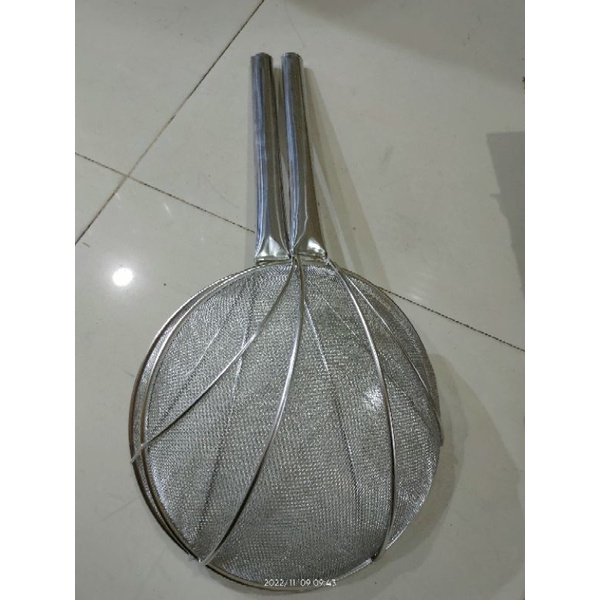 saringan minyak stainless/saringan jumbo/serokan besar 32