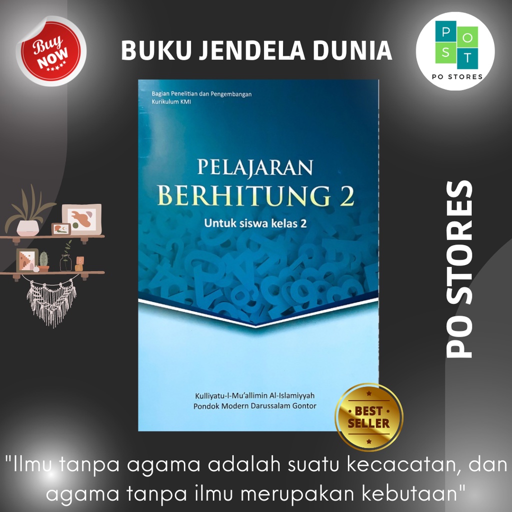 Buku Berhitung Kelas 2 / Pelajaran Berhitung 2 KMI Gontor