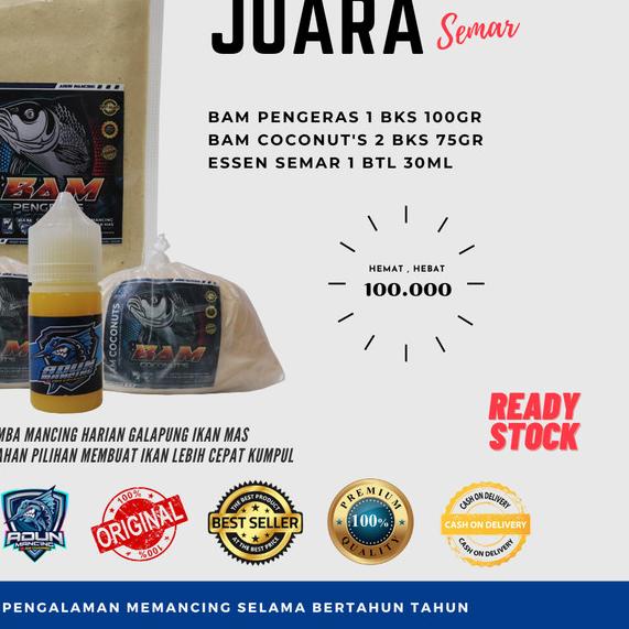 Paket juara Semar/Bam coconut's Specialis ikan Babon