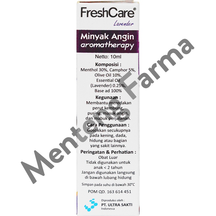 FreshCare Aromatheraphy Lavender - Atasi Gejala Masuk Angin, Pegal