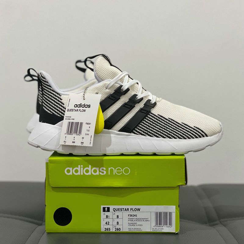 Adidas Questar Flow &quot;White Black&quot; ORIGINAL BNIB