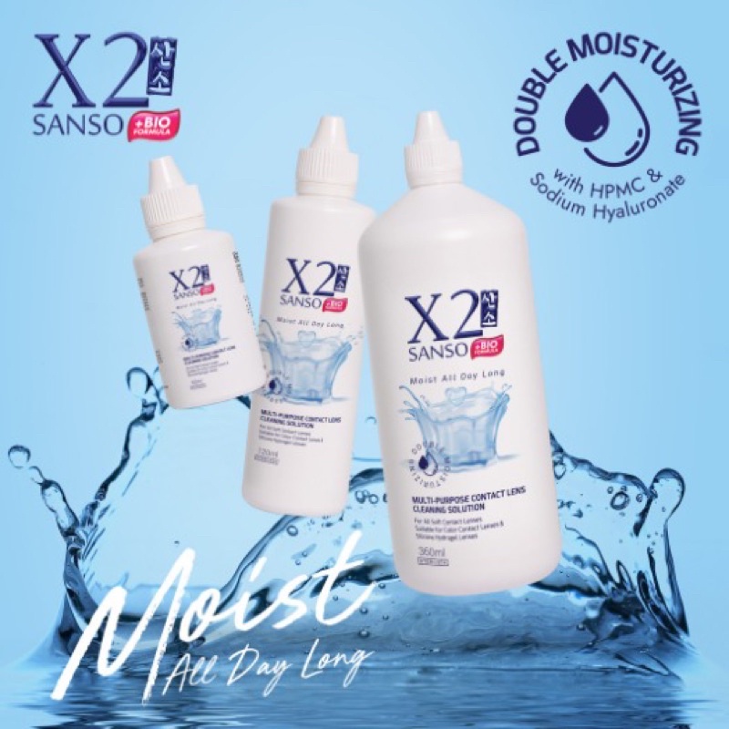 X2 Sanso Softlens Solution +Bio Formula