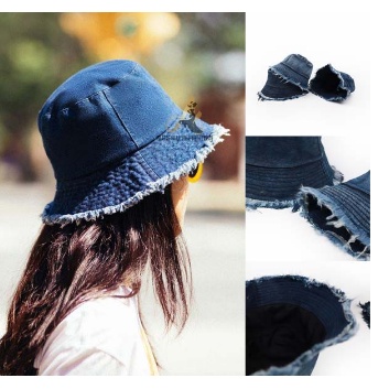 COD Topi Bucket Rumbai Wanita // Topi Bucket Rawis Levis // Topi Bucket Rumbai Wanita  Trend Unisex