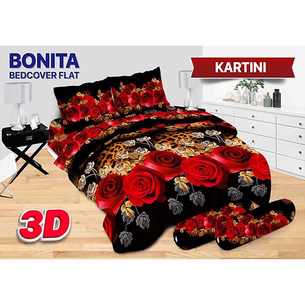 Bedcover Bonita Sprei Flat King 180 x 200 cm Best Seller Terbaru Promo - Kartini