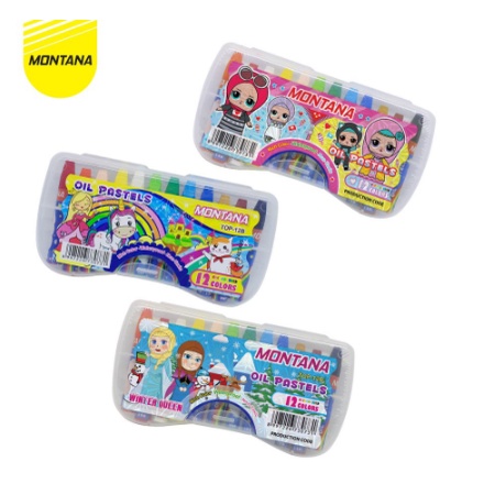 

Crayon Oil Pastel Montana isi 12 warna untuk anak belajar mewarnai dan menggambar dan mewarnai