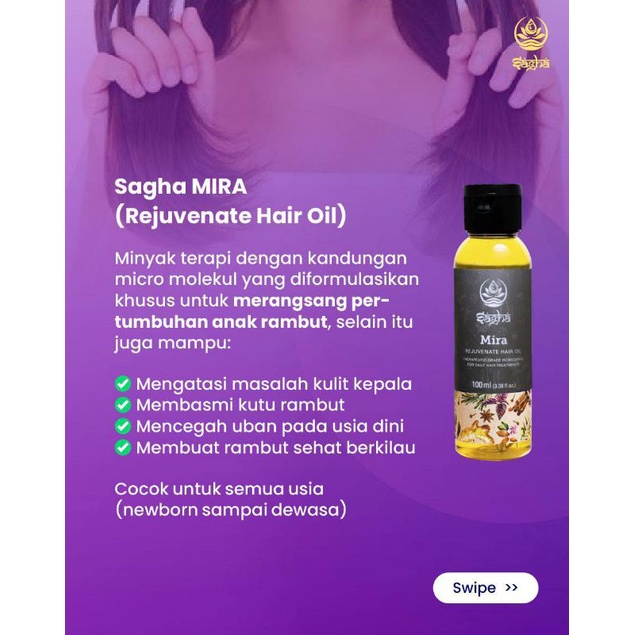 Sagha MIRA (Rejuvenate Hair Oil)q