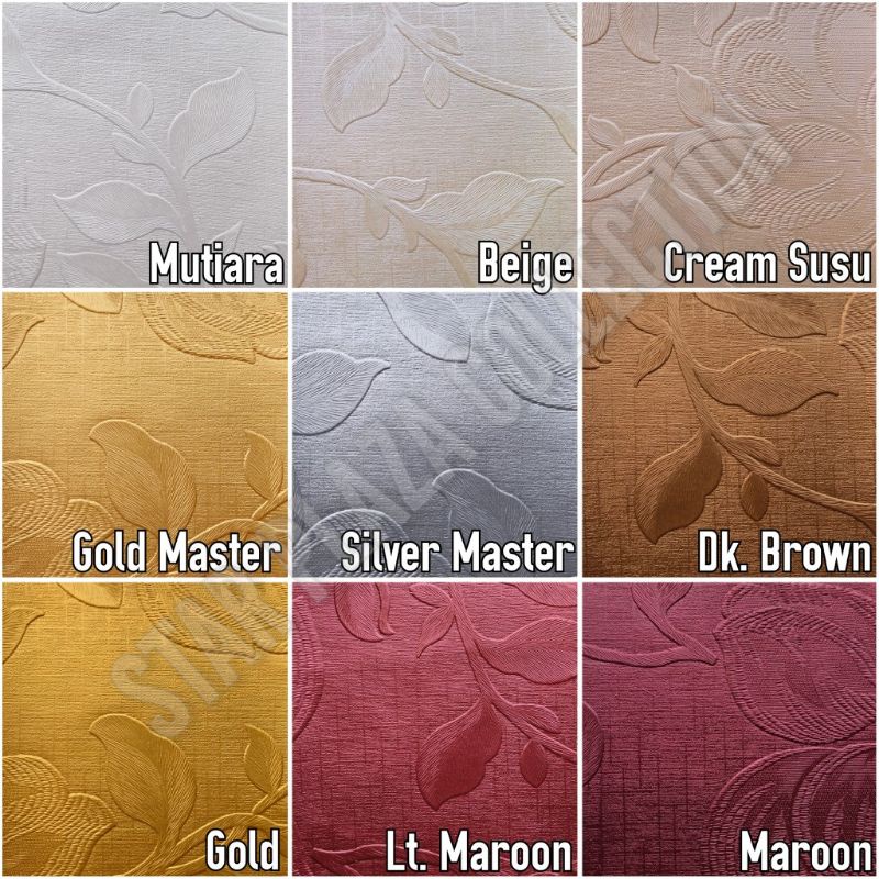 Promo Bahan Kain Oskar Kulit Oscar Sintetis Mengkilap Motif Bunga Kembang - Rodeus Gloria (Sofa,