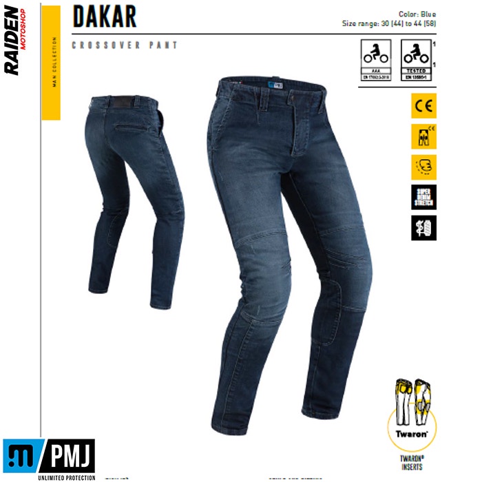Celana PMJ Italy DAKAR Crossover Pant (Celana Anti Robek)