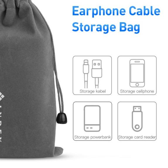 INBEX 1.2m Wired Earphone Semi In Ear Headset Super Bass/+mini bag