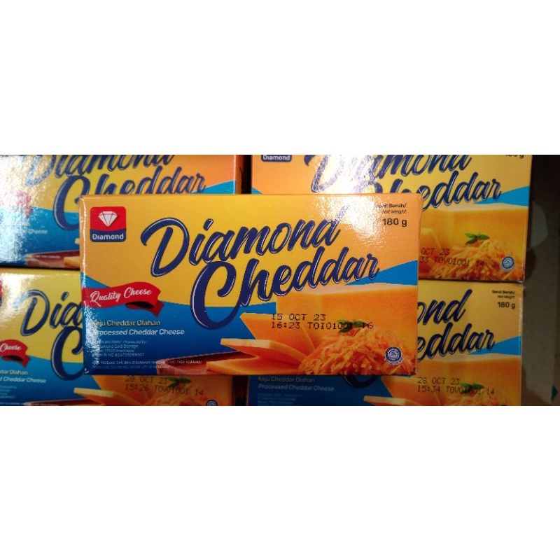 

Keju Diamond Cheddar 180gr