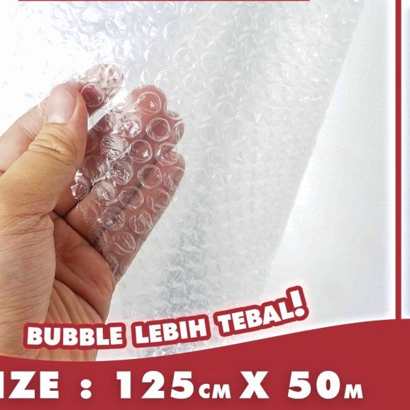 

BUBBLE WRAP MURAH ROLL 50 METER PUTIH BUBLE WRAP - DKM DELKOMAS - MP ORANGE HITAM