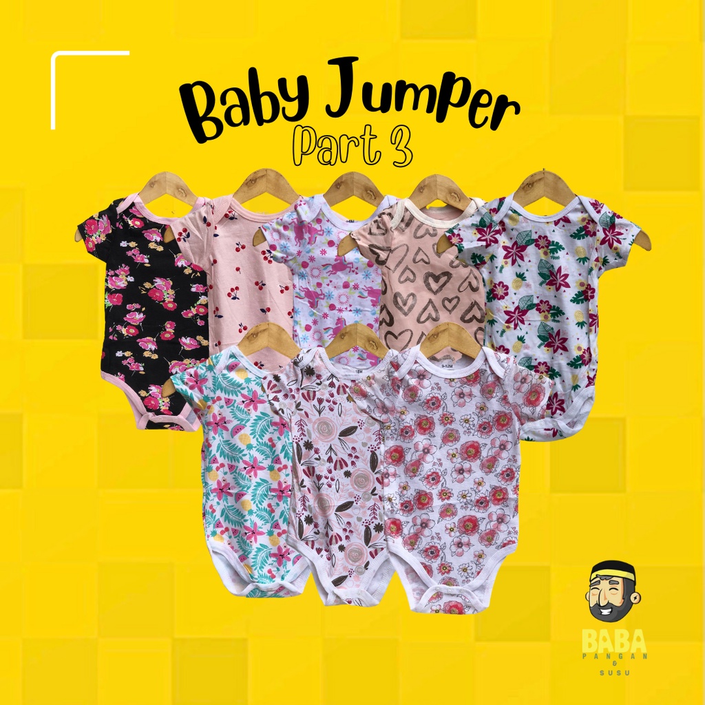 Baby Jumper/ Pakaian Bayi Jumper Part 3 3-6M 6-9M 9-12M 12-18M