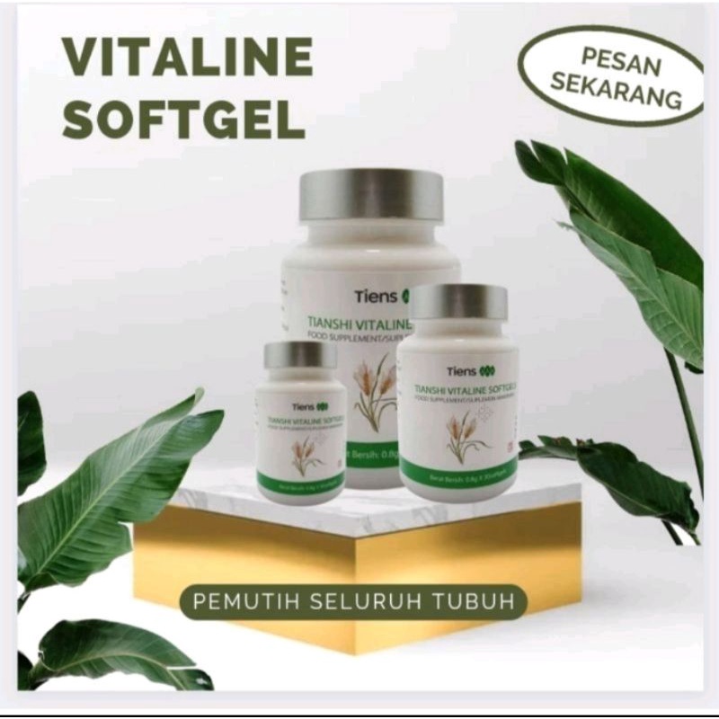 VITALINE SOFTGEL PEMUTIH BADAN TIENS