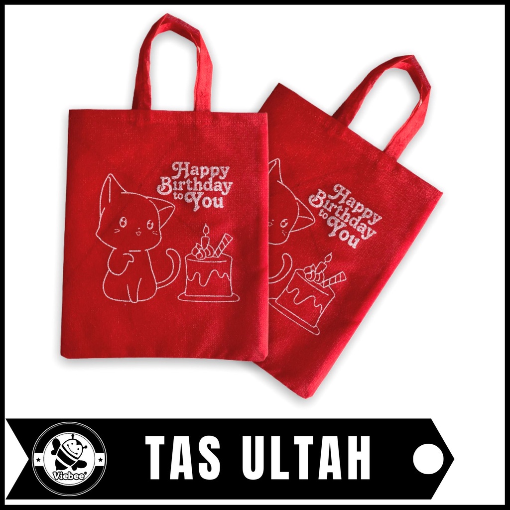 

Tas Ultah Lucu Termurah Goodiebag Ulang Tahun Bingkisan Birthday Party Kado READY STOCK BANYAK SIAP KIRIM MOTIF KUCING F25x30 40GSM