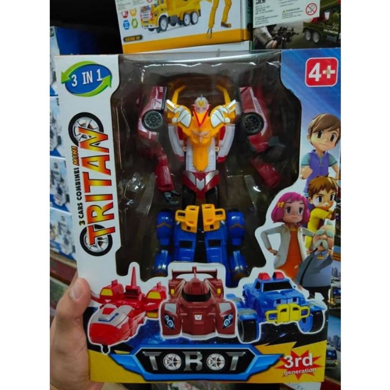 Tobot Tritan 3 in 1 Galaxy Detectives Master V Speed,Moster.Suttle SNI Murah
