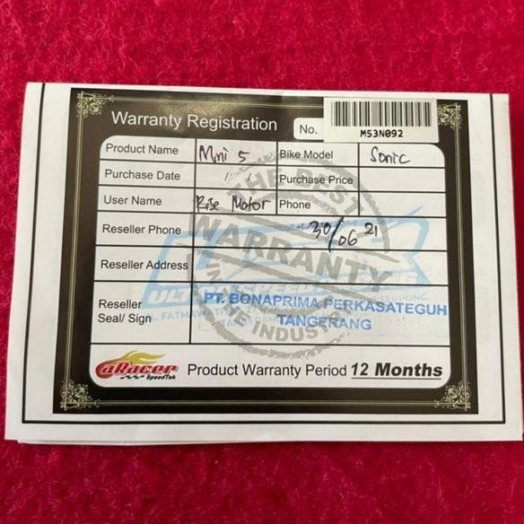 Ecu Aracer Sonic 150 Rc Mini 5