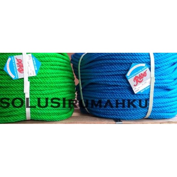 Tali Tambang Plastik 5mm 1 KG 1 RIDO Flexible Lentur SATU Kilogram