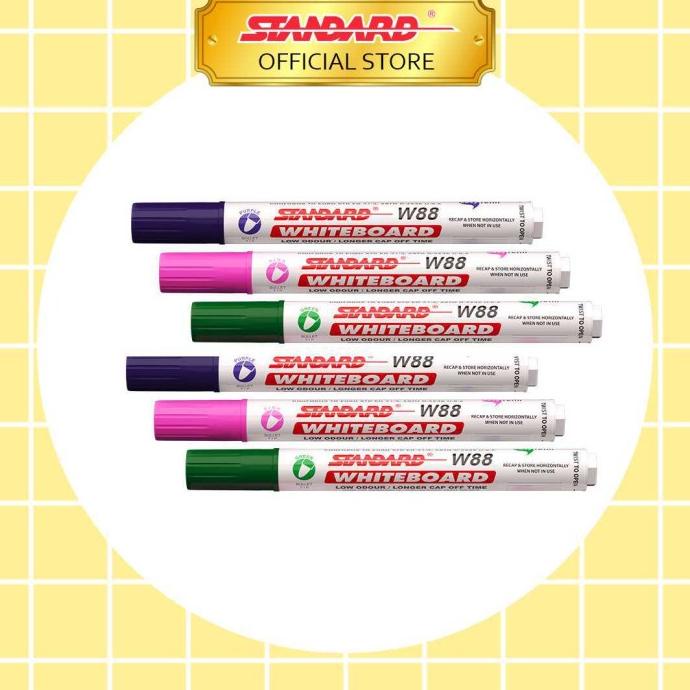 

TERBARU STANDARD W88 WHITEBOARD MARKER / 6 PCS (PINK & GREEN & VIOLET @ 2 PCS) /ALAT TULIS AESTHETIC/ALAT TULIS SEKOLAH/ALAT TULIS SET/ALAT TULIS LENGKAP/ALAT TULIS ANAK/ALAT TULIS LUCU