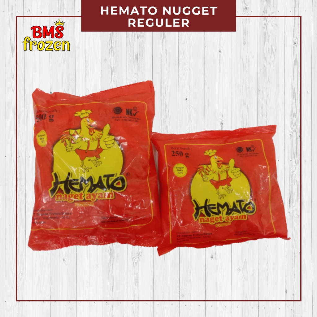 

BMS Frozen Mart | Hemato Nugget Reguler - Nugget Gold - Nugget Stikie