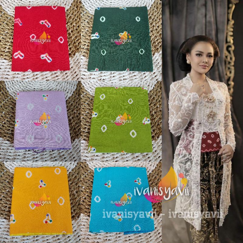 Angkin Instan Motif Jumputan | Model Aurel / Warna Lengkap