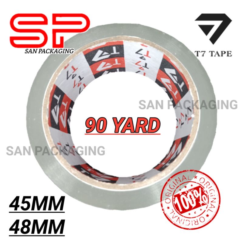 

T7 TAPE - Lakban Bening 45mm x 90 Y / 48mm x 90 Y