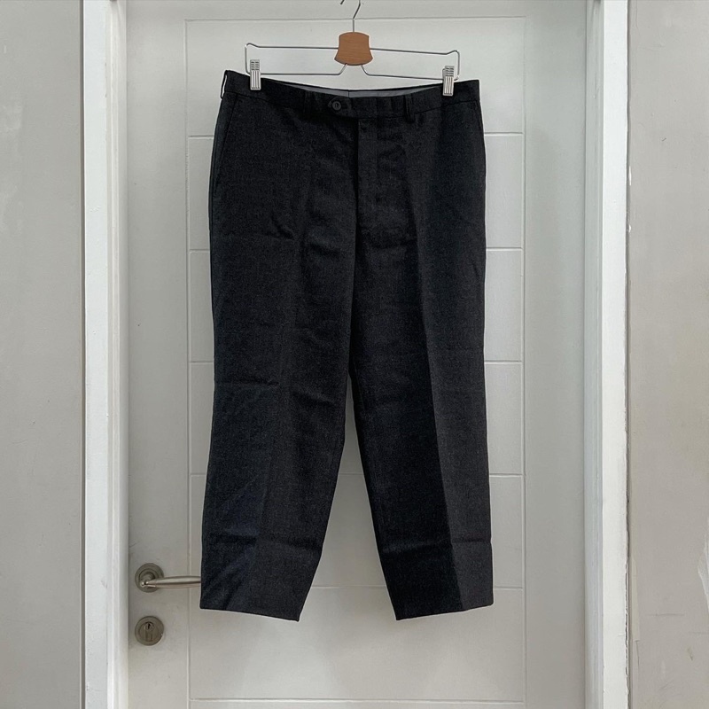 Smart Trousers Charcoal Wool Woolmark size 34