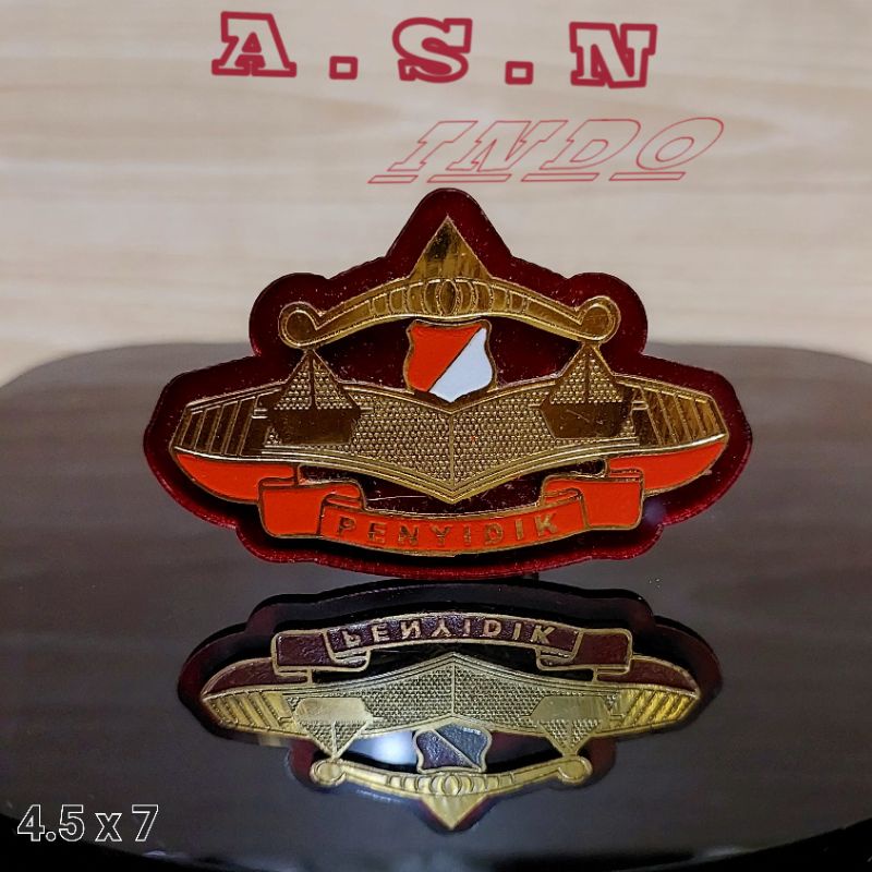 Lencana Polri Pin Polri Wing Penyidik Pin Penyidik