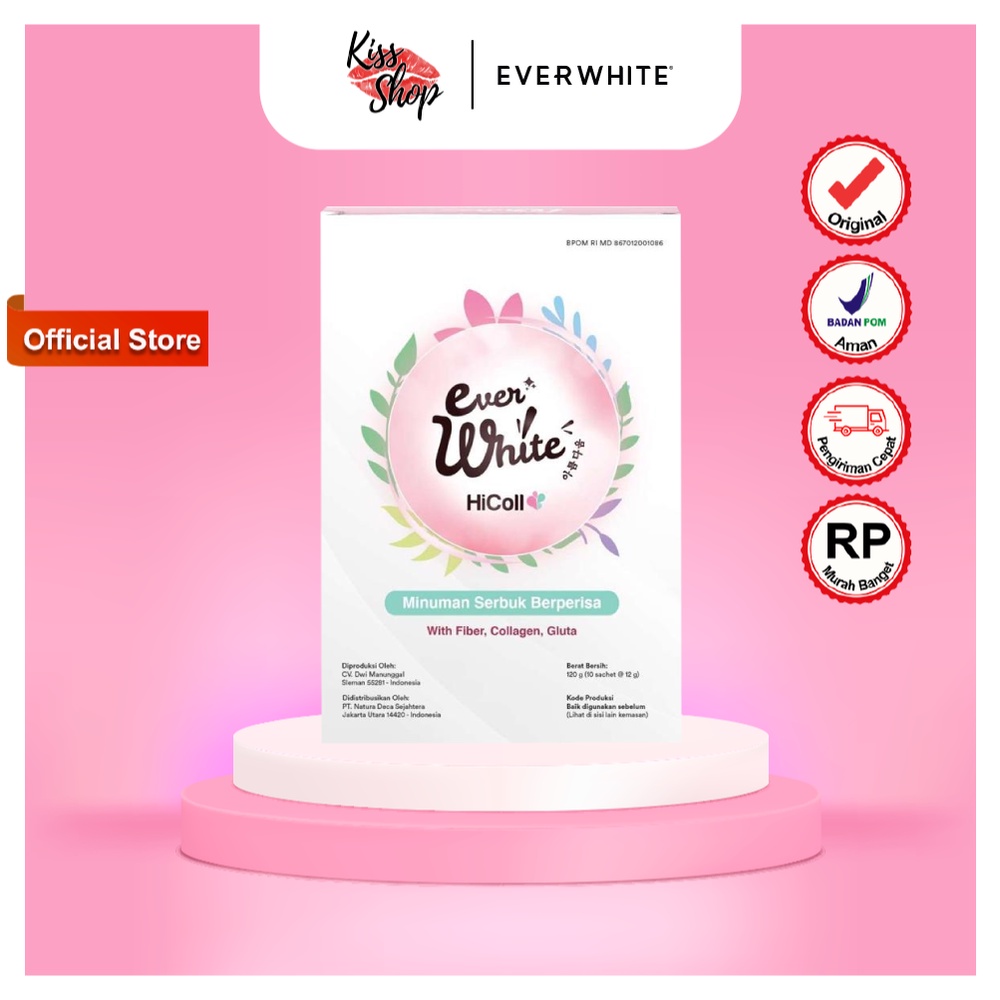 

Everwhite Hi Collagen Mini Size / Original BPOM ISI 10 SACHET