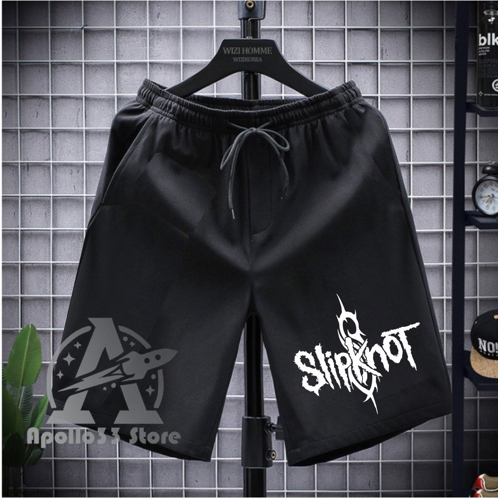 CELANA BAND SLIPKNOT Celana Pendek Pria Distro Celana Pendek Branded Celana Pendek Pria Premium