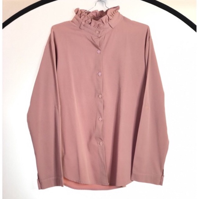 Preloved Kemeja Dusty Pink