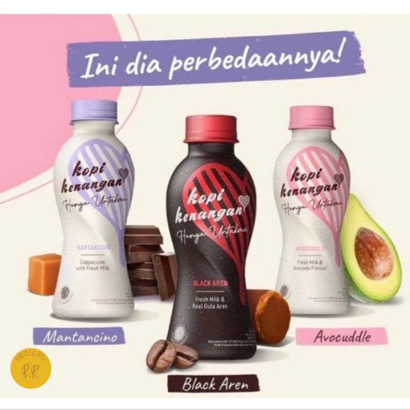 

Kopi kenangan Mantanico,avocuddle,& black aren 220ml