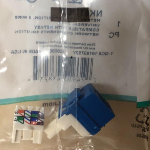 Modular PANDUIT NETKEY Cat 6 NK6TMBU/ PANDUIT / MODULAR PANDUIT CAT 6